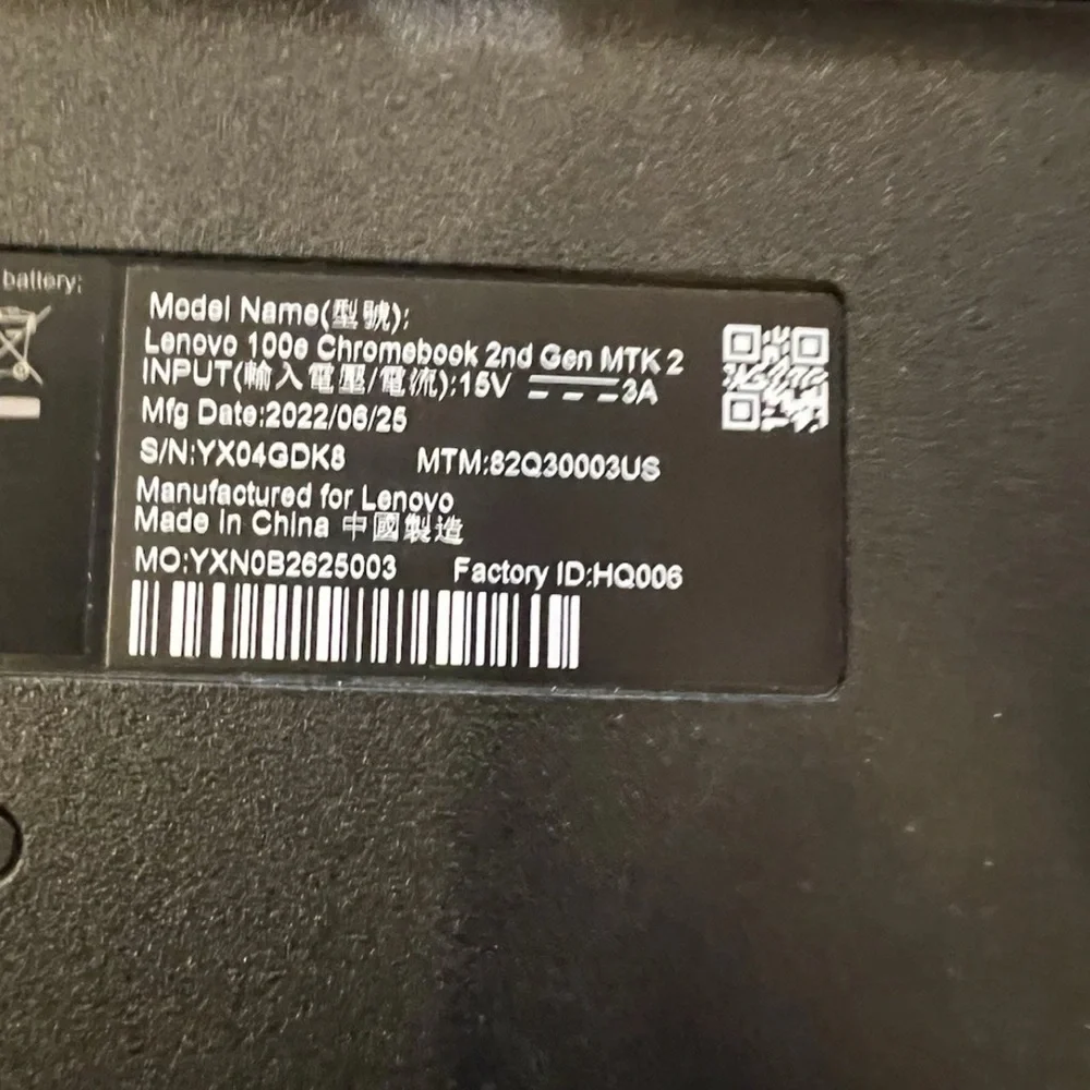 Lenovo Laptop - Sleek Black Design